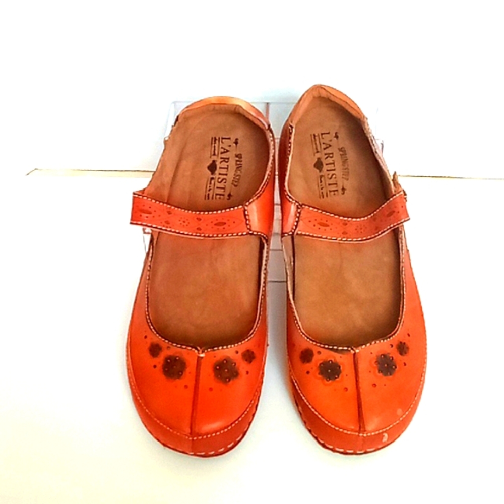 L'ARTISTE SPRING STEP SANDAL BROWN Sz 39